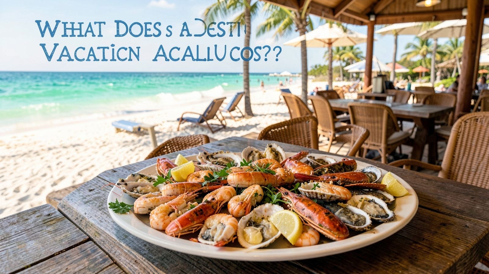 Fresh Gulf seafood platter at a casual Destin waterfront restaurant